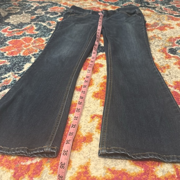Democracy, “Ab”solution boot cut jeans, distressed light wash, petite 4 - Picture 5 of 8